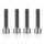 BMW S1000R/RR/HP4 Titanium Front Axle Safety Bolts, set of 4
