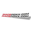 RACEFOXX.COM Aufkleber, 2er Set, rot/schwarz