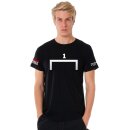 U-Neck T-Shirt MEN, schwarz, Startplatz P1 Größe L