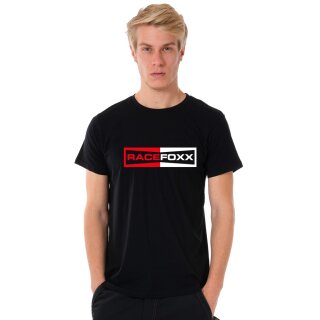 RACEFOXX U-Neck T-Shirt MEN, black, size L
