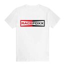 RACEFOXX U-Neck T-Shirt MEN, white