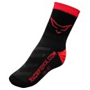 RACEFOXX Motorbike Socks with CoolPlus, black/red, size...