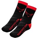 RACEFOXX Motorbike Socks with CoolPlus, black/red, size...