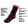 RACEFOXX Motorrad Socken, schwarz/rot, Gr. 43 - 46
