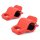 Handlebar / Frame Tie-Down Clips,2 pcs, red