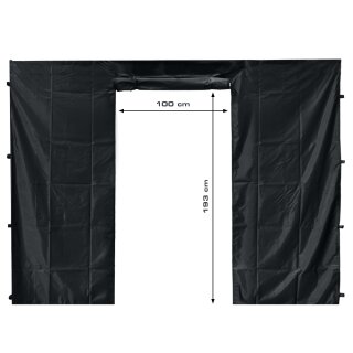 Zeltwand mit Tür, mittig, für Falt - Pavillon / Zelt