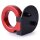 Foldable Hook for Vespa, Aluminium CNC, black/red