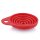 Silicon Funnel, foldable, red
