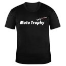 Klassik Motorsport U-Neck T-Shirt MEN, schwarz, Größe XXL