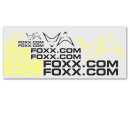 RACEFOXX Decal Sheet, neon yellow/black