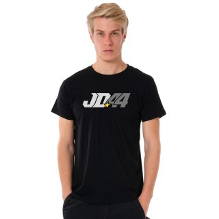 Jan # 44 U-Neck T-Shirt MEN, black, size XXL