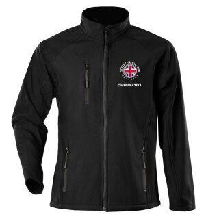 T- Cup Soft Shell Jacket, size L, with imprint