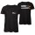 IDM U-Neck T-Shirt LADIES, schwarz, Größe S