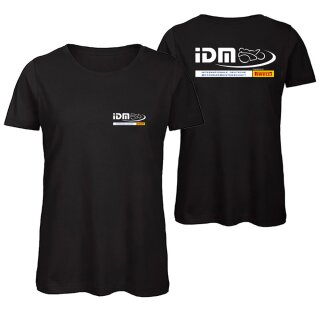 IDM U-Neck T-Shirt LADIES, black, size L