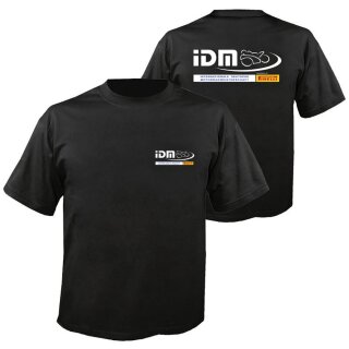 IDM U-Neck T-Shirt MEN, schwarz, Größe XXXL