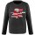 Alpenfuxx Sweatshirt, grau, Druck rot/weiß, Unisex, Größe M