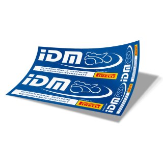 IDM Decal Sheet, blue