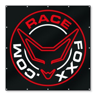 RACEFOXX.COM Banner, 200 cm x 200 cm