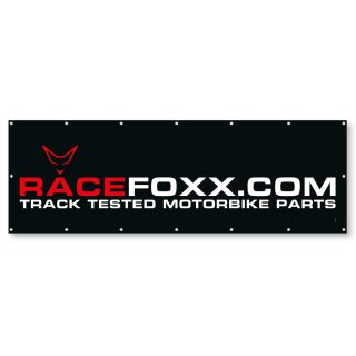 RACEFOXX.COM Banner, 300 cm x 100 cm