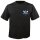 Rennleitung 110 U-Neck T-Shirt MEN, schwarz, kleines Logo, Größe L