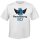 Rennleitung 110 U-Neck T-Shirt MEN, weiß, großes Logo