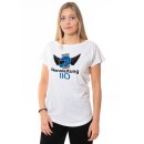 Rennleitung 110 U-Neck T-Shirt LADIES, weiß, großes Logo