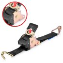 Automatic Roll-Up Tie-Down Belts, mounting possible, 2 pcs