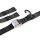 Tie-down Belt with S- and Snap Hook, 200 x 4 cm, 2 pcs