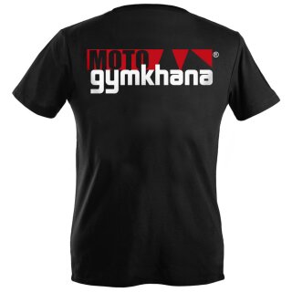MOTO gymkhana U-Neck T-Shirt MEN, schwarz, kleines Logo