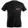 MOTO gymkhana U-Neck T-Shirt MEN, schwarz, kleines Logo, Größe L