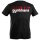 MOTO gymkhana U-Neck T-Shirt MEN, schwarz, kleines Logo, Größe L