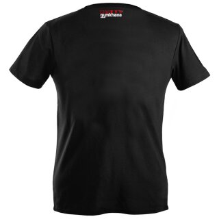 MOTO gymkhana U-Neck T-Shirt MEN, schwarz, großes Logo