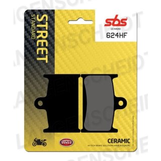 Brake pad SBS 624HF Street Ceramic