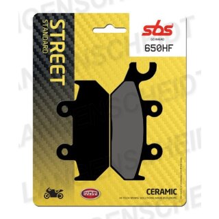Bremsbelag SBS 650HF Street Ceramic