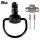 1/4 Turn Fasteners, 14 mm black, set of 8 with rivets