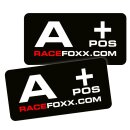 RACEFOXX Blutgruppen-Aufkleber A+