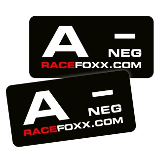 RACEFOXX Blutgruppen-Aufkleber A-