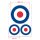 Decal Set for Vespa, Royal Airforce