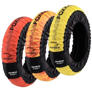 Reifenwärmer Tire Warmers PRO 80/100° C SUPERBIKE 120/180-200 17 Zoll Racefoxx 