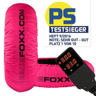 PRO DIGITAL up to 99°C SUPERBIKE Tire Warmers, pink, without imprint