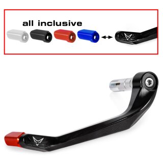 Clutch lever protectors, milled aluminum, SET, individual laser engraving possible