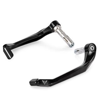 Brake and clutch lever protectors, milled aluminum, SET