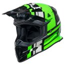 Motocrosshelm iXS361 2.3 black-grün-grau