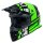 Motocrosshelm iXS361 2.3 schwarz-gr&uuml;n-grau