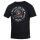 T-Shirt On Two Wheels black-red
