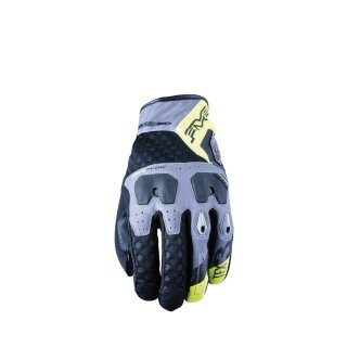 Five Gloves glove TFX3 AIRFLOW, black-grey-yellow