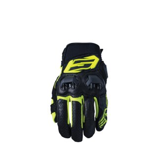 Five Gloves Handschuhe SF3 schwarz-gelb fluo