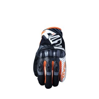 Five Gloves Handschuh RS-C, black-weiss-orange fluo 2021