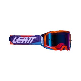 Leatt Brille Velocity 5.5 Iriz Neon Orange - Blau UC 26% versp.