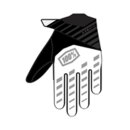 100percent Airmatic Handschuhe weiss